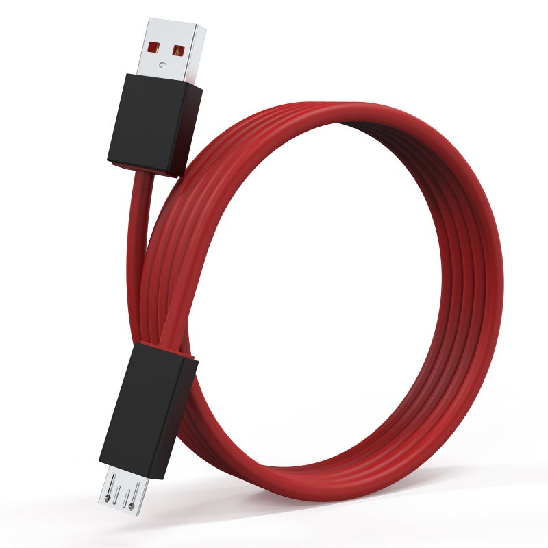 Learsoon Replacement USB Charging Charger Power Supply Cable Compatible with Beats by Dr Dre Powerbeats 3 Powerbeats 2 Studio Solo Wireless Headphones Earphones and Pill Speakers (Red/100cm) - Image 1